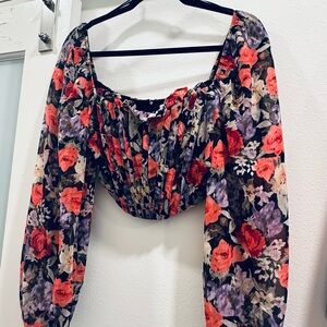 Promesa Multicolor Floral Blouse